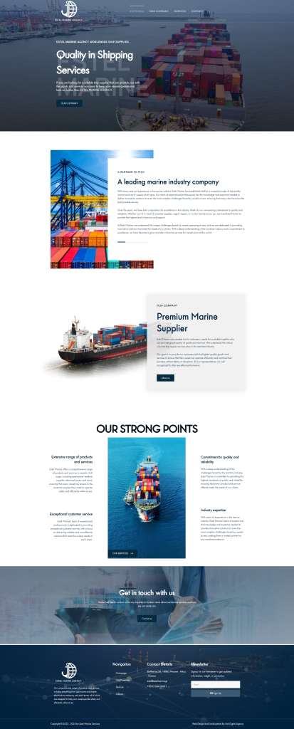 estel marine agency website