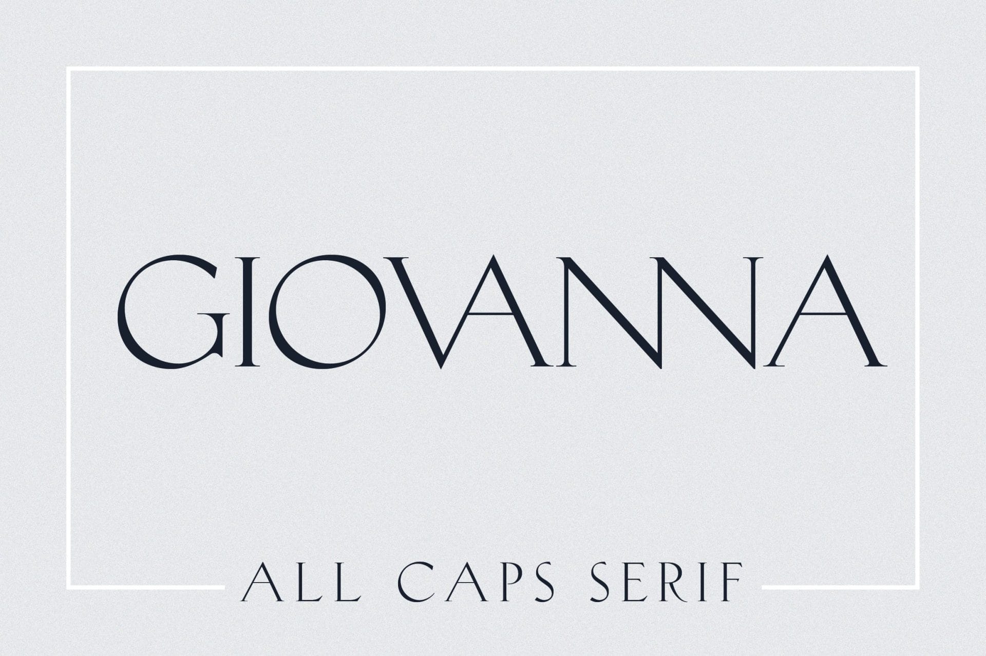 Giovanna Typeface