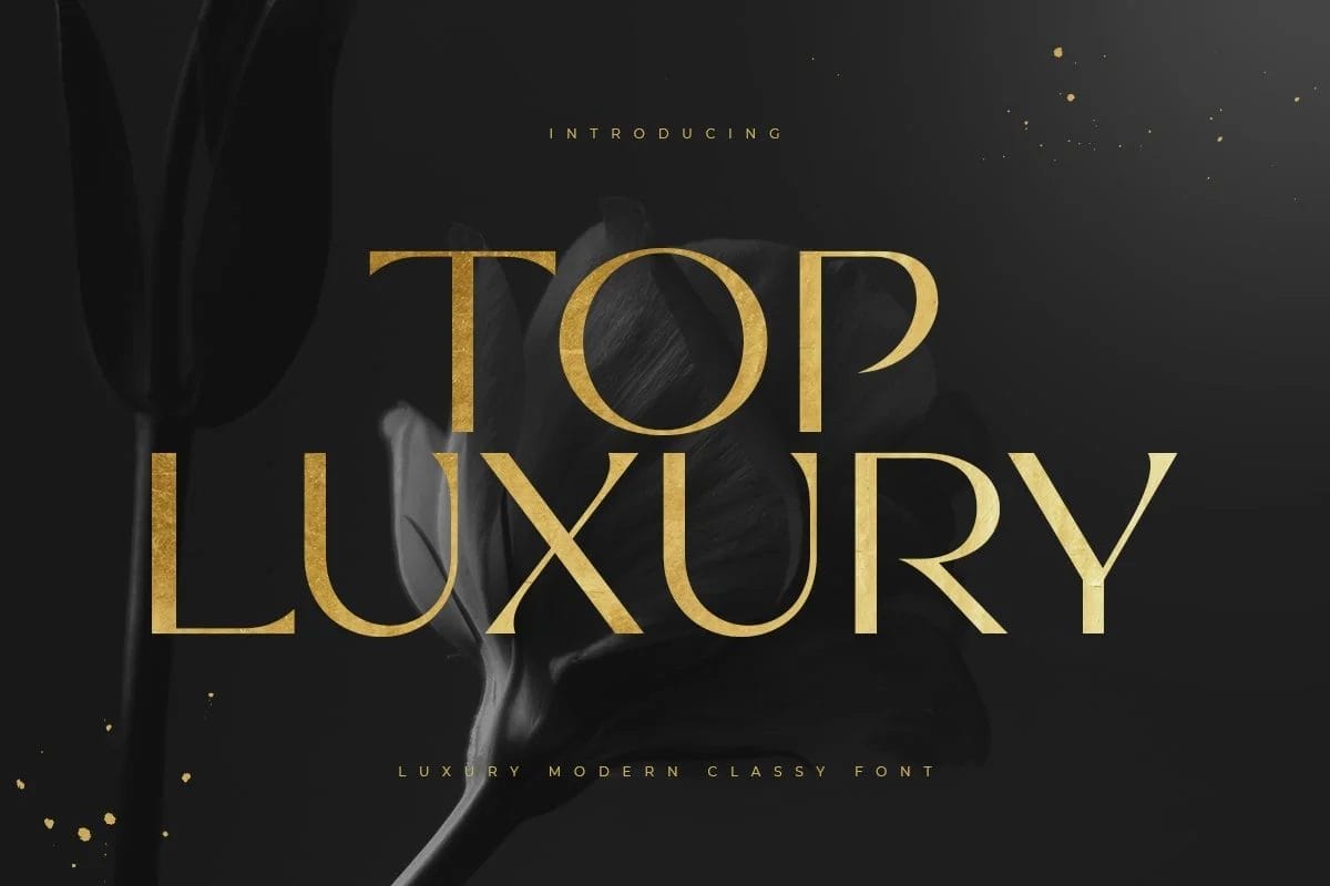 Top Luxury Typeface